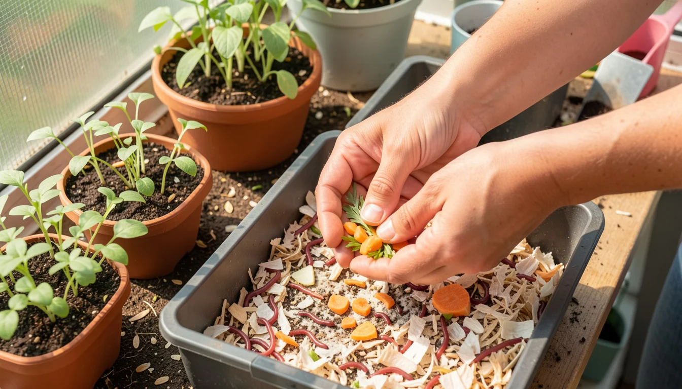 Do You Put Worms in Your Compost Bin, and What Should You Feed Them?