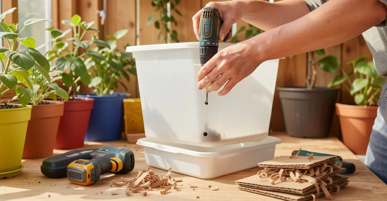 How Do You Make Your Own Vermicompost Bin?