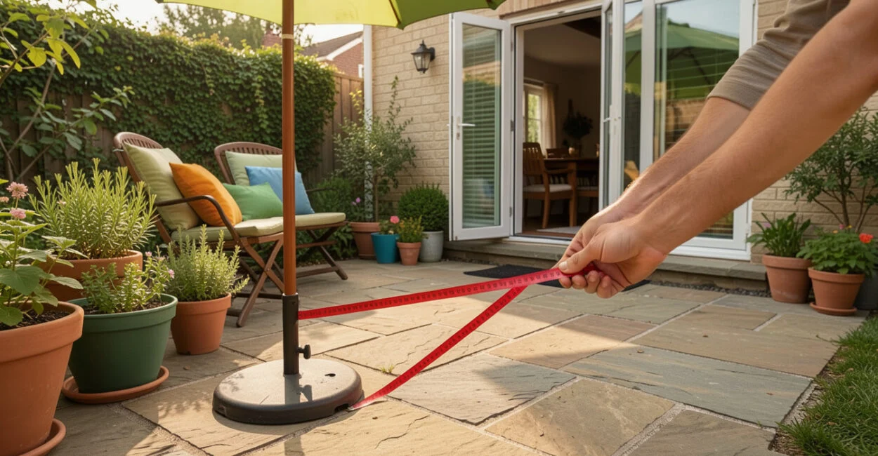 How Do You Measure a Small Patio for an Umbrella?