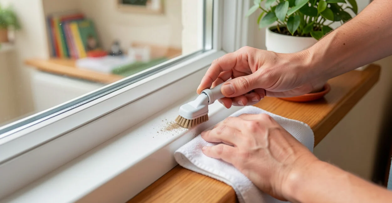 How to Clean Window Tracks Without Scratching the Frames