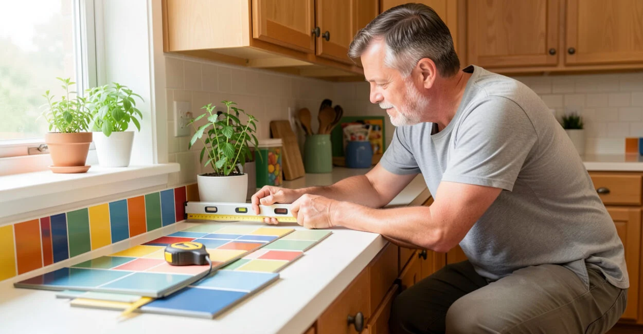 How to Install a Peel-And-Stick Kitchen Backsplash