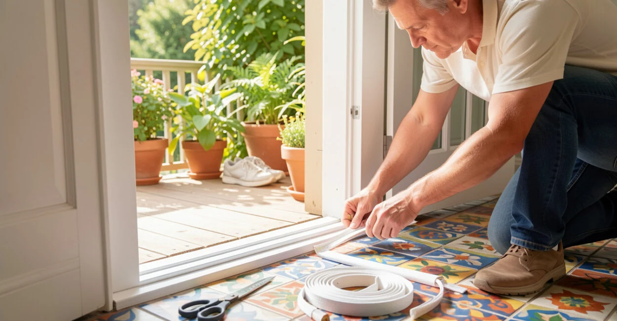 How to Install Weatherstripping Around an Entry Door