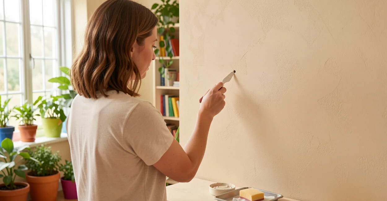 How to Patch a Small Hole in Plaster Without Repainting