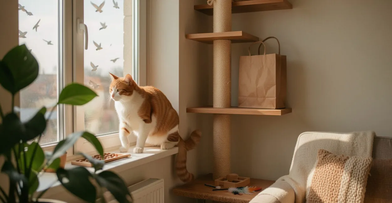 Indoor Cat Enrichment: 9 Activities for Small Spaces