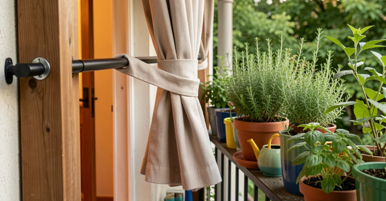 Reduce Wind Buildup and Keep Curtains Manageable