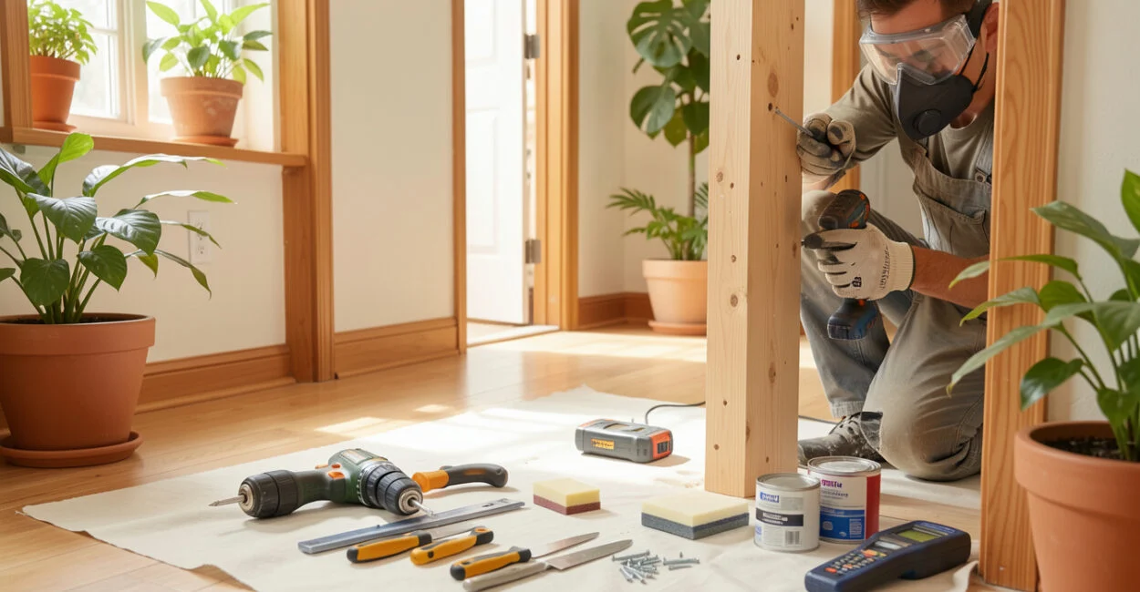 Tools and Materials for Drywall Nail Pop Repair