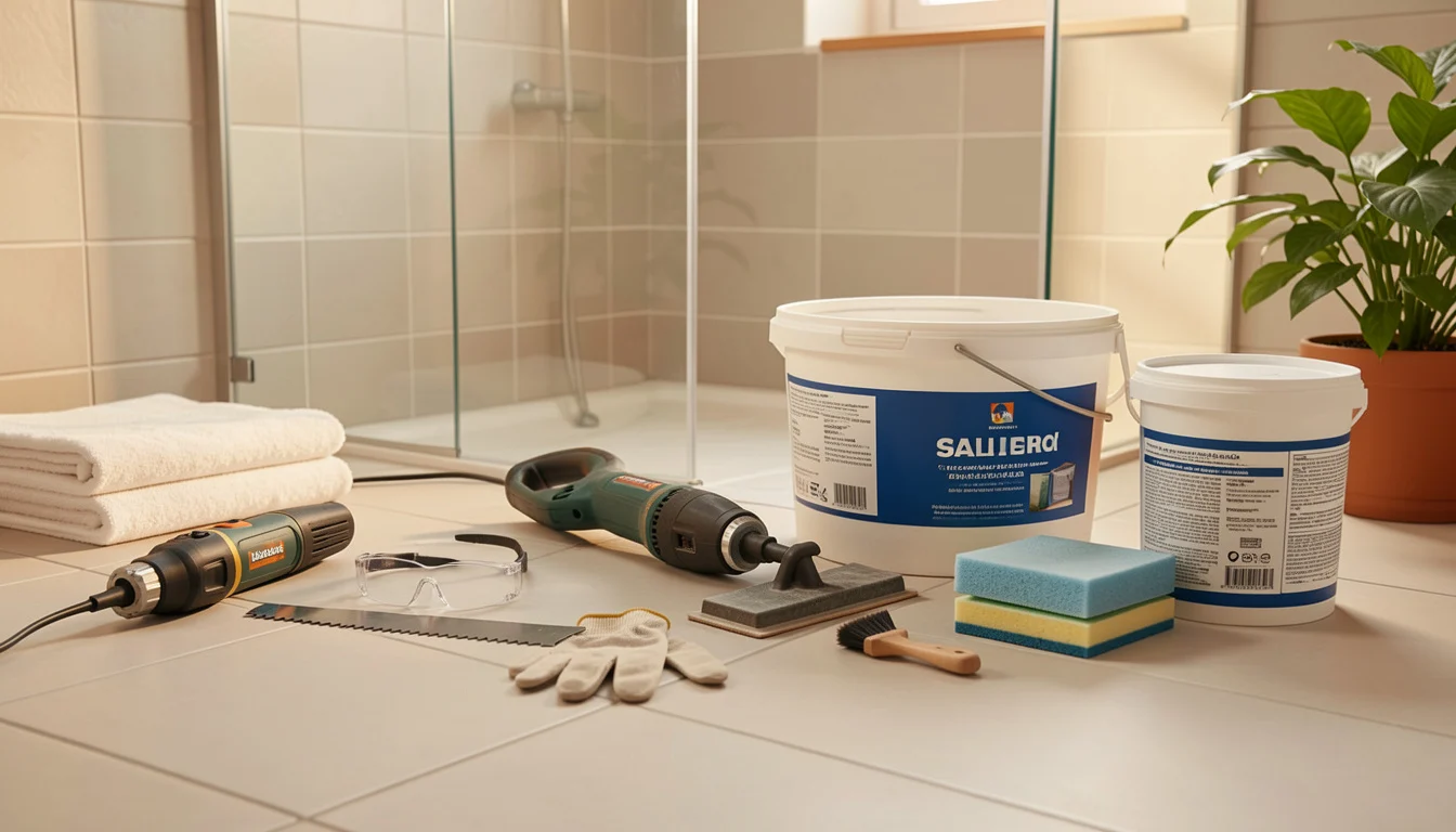 Tools and Materials for Regrouting