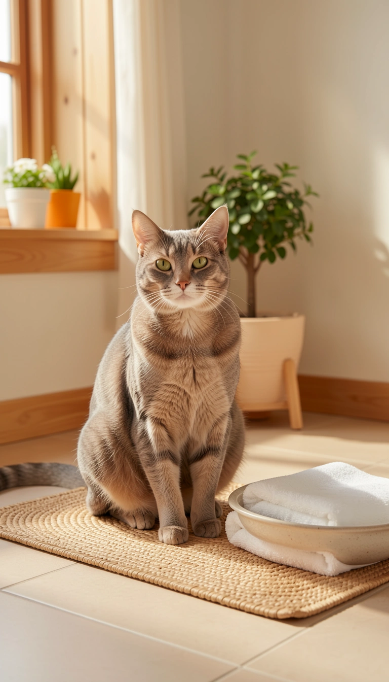 A Senior Cat’s Bath: Need or Not?