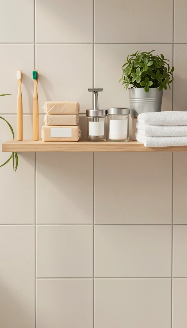 Small Bathroom Swaps, Less Plastic
