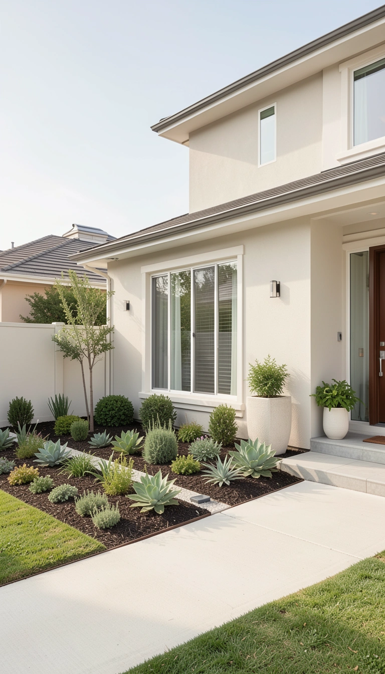 A Front Yard That Needs Less Water