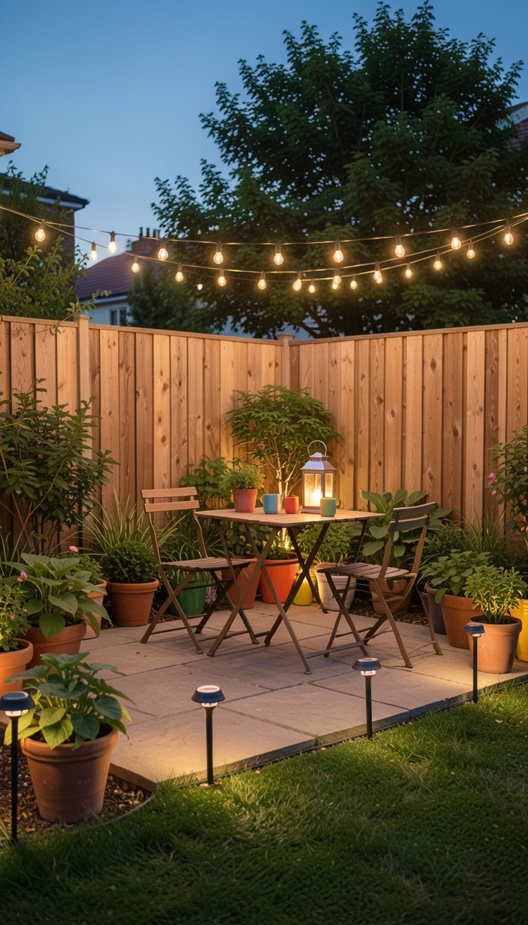 Make a Small Patio Glow for Less