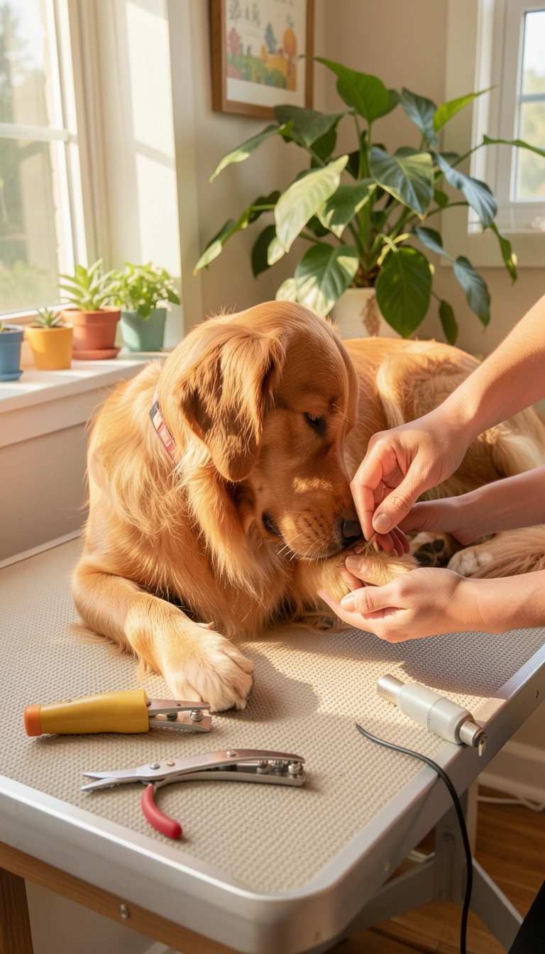 A Safer Way to Trim Dog Nails