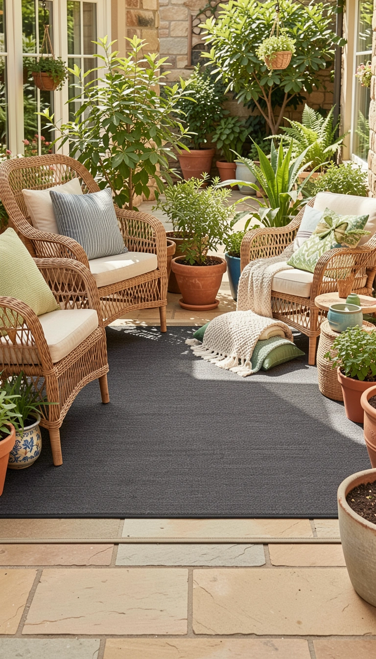Choose a Patio Rug That Keeps Its Color
